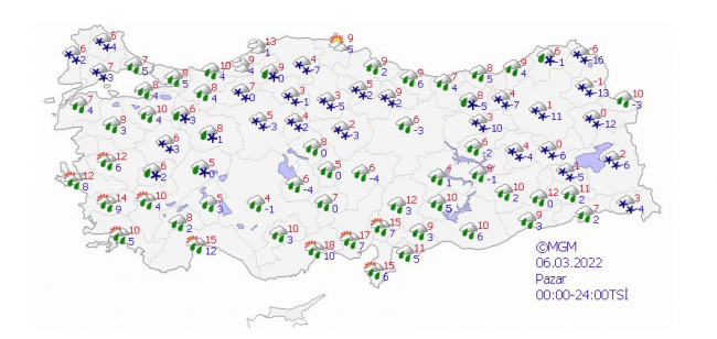 Yarınki hava durumu nasıl? Kar yağışı devam edecek mi? Hafta sonu hava nasıl olacak?